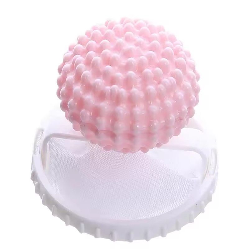 1pc 2 in 1 Laundry Balls Convex Filter Reusable Home Washing Machine Clothes Softener Hair Remove Dirt Clean Solid Laundry Balls