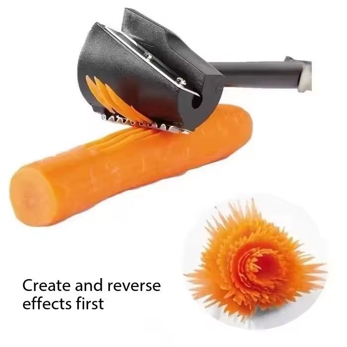 Creative Manual Spiral Slicers Vegetable Cutter Spiral Peeler Fruits Device Cooking Gadget Kitchen Roll Flower Decorative Tool