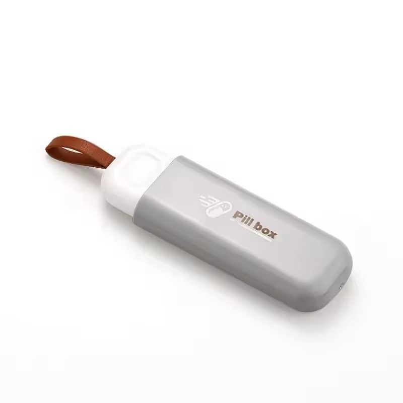 1pc Compact Portable Mini Daylight-Proof Medicine Box Small Pill Organizer Travel-Size Drug Storage Container