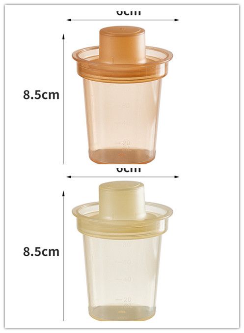 2pcs Hot 80ML High-Quality Milk Powder Box Food Storage Container Moisture-Proof And Dust-Proof Portable PP Material Storage Box