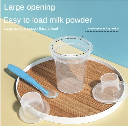 2pcs Hot 80ML High-Quality Milk Powder Box Food Storage Container Moisture-Proof And Dust-Proof Portable PP Material Storage Box