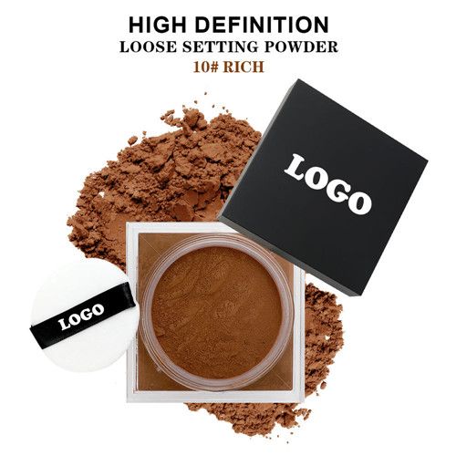 1pc Loose Baking&Setting Powder Long Lasting Oil Control Natural Face Matte Waterproof BrighTening Loose Powder Makeup Cosmetics