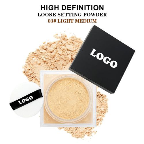 1pc Loose Baking&Setting Powder Long Lasting Oil Control Natural Face Matte Waterproof BrighTening Loose Powder Makeup Cosmetics