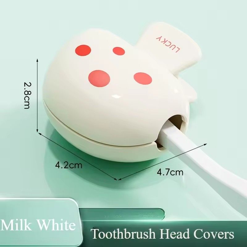 1pc Travel Toothbrush Head Covers Toothbrush Protector Cap Brush Pod Case Protective Portable Plastic Clip For Household Travel