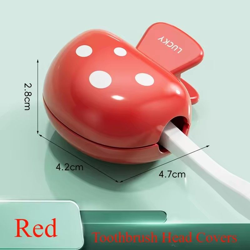 1pc Travel Toothbrush Head Covers Toothbrush Protector Cap Brush Pod Case Protective Portable Plastic Clip For Household Travel