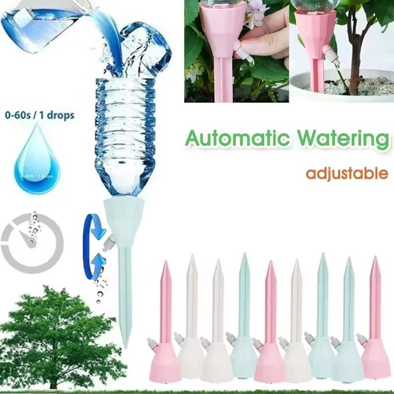 3pcs Adjustable Drip Irrigation System Automatic Self Watering Spikes Plants Indoor Outdoor Potted Plants Irrigation System