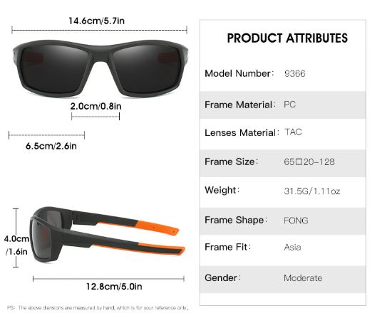 1pc New Sunglasses for Men Sport Polarized Square Frame Camouflage Sun Glasses Driving Fishing Cycling Skiing Sun Eyewear UV400