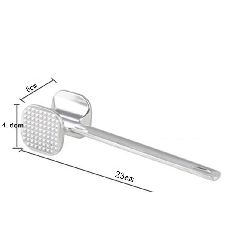 1PC Meat Tenderizer Hammer Two Sides Loose Meat Mallet Tool for Pounding Beef Steak Stainless Steel Meat Hammer Kitchen Tool