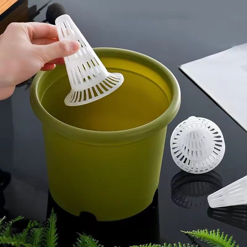 5PCS Pot Bottom Netting Pad Planter Hole Mesh Mat Garden Mesh Pad Flowerpot Mesh Pads Plant Pot Bottom Net Bonsai Bottom Mats