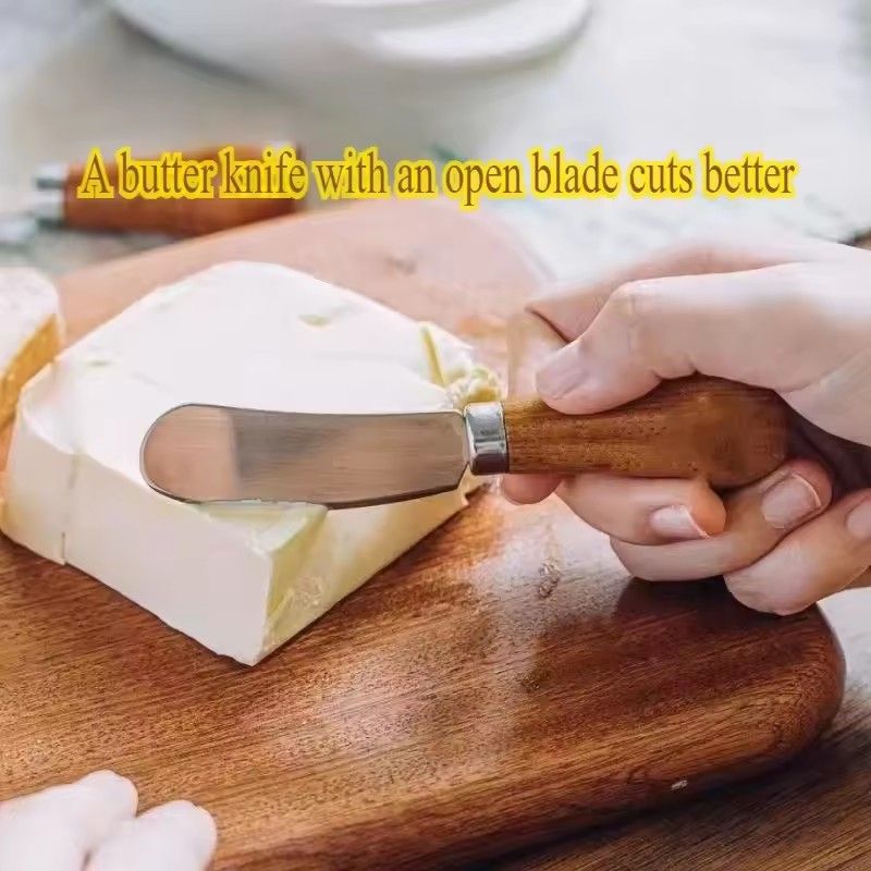 1PC Stainless Steel Butter Knife Mini Cheese Spreader Cream Jam Dessert Utensil Toast Cutter Kitchen Tool for Spread Serve
