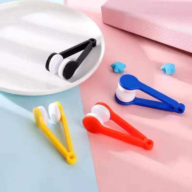 5pcs Glasses Cleaning Rub Portable Multifunctional Mini Eye Glasses Cleaner Brush Sunglasses Spectacles Microfiber Wiping Tool