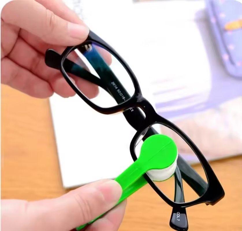 5pcs Glasses Cleaning Rub Portable Multifunctional Mini Eye Glasses Cleaner Brush Sunglasses Spectacles Microfiber Wiping Tool