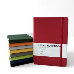 A5 PU Imitation Leather Office Hard Cover Notebook Printing Logo Notepad 100 Sheets of Paper Office Supplies Notebook Stationery