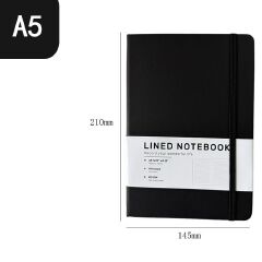 A5 PU Imitation Leather Office Hard Cover Notebook Printing Logo Notepad 100 Sheets of Paper Office Supplies Notebook Stationery