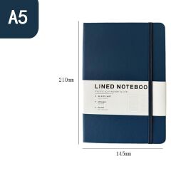 A5 PU Imitation Leather Office Hard Cover Notebook Printing Logo Notepad 100 Sheets of Paper Office Supplies Notebook Stationery