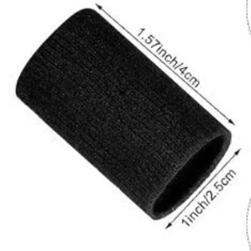 10pcs Nylon Finger Sleeve Support Thumb Brace Protector Gear Breathable Elastic Finger Tape For Basketball Tennis Sports Gym