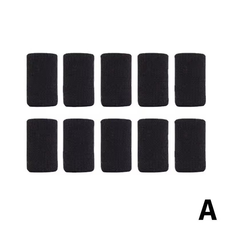 10pcs Nylon Finger Sleeve Support Thumb Brace Protector Gear Breathable Elastic Finger Tape For Basketball Tennis Sports Gym