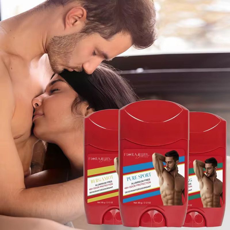 1PC Men Sandalwood Deodorant Stick Sweating Keep Drying Lasting Fragrance Remove Armpit Odor Underarm Refresh Sticks Refresh