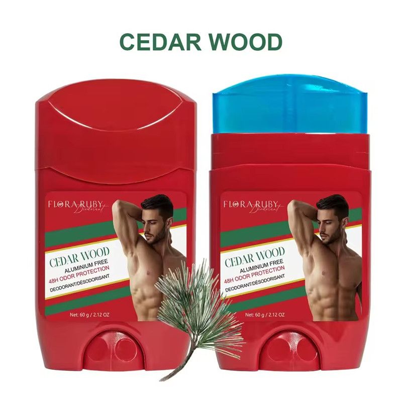 1PC Men Sandalwood Deodorant Stick Sweating Keep Drying Lasting Fragrance Remove Armpit Odor Underarm Refresh Sticks Refresh