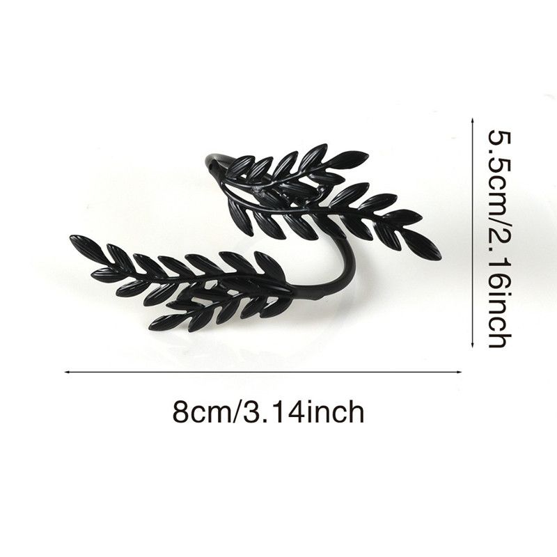 1PC Gold Silver Leaf Napkin Holders Fall Thanksgiving Wedding Party Table Decor Home Kitchen Napkin Buckle Accessories