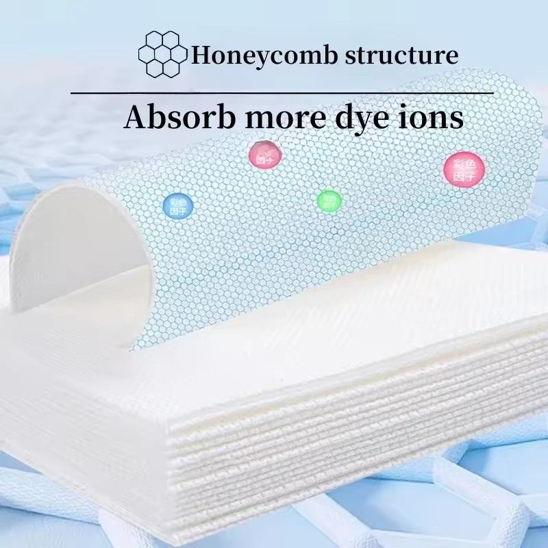 50PCS Color Absorbing Film Household Machine Wash nonwovens Anti Cross Dyeing Paper Clothes Mixed Washing No Cross Color Tools