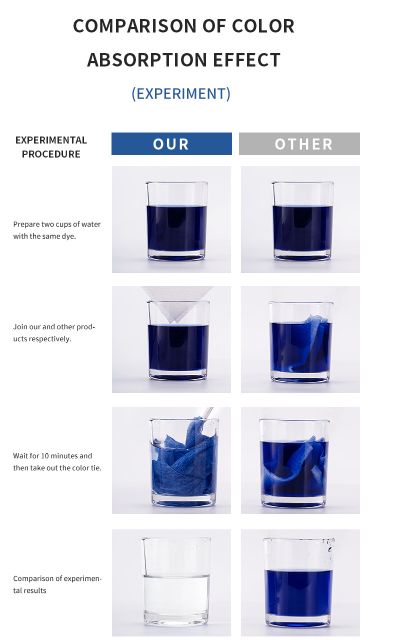 50PCS Color Absorbing Film Household Machine Wash nonwovens Anti Cross Dyeing Paper Clothes Mixed Washing No Cross Color Tools