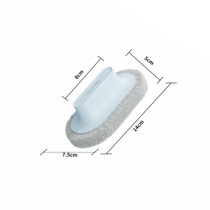 1PC Cleaning Brush with Handle Kitchen Sponge Wipe Thickening Bathroom Tile Cleaning Sponge Household Stain Removal Clean Tools