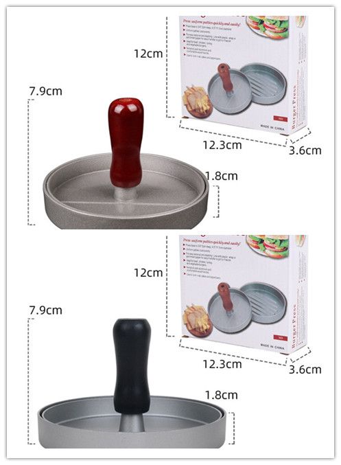 Hamburger Patty Machine Home Kitchen Burger Meat Press Making Round Patty Press Mold Creative Breakfast Patty Maker Aluminum Bur