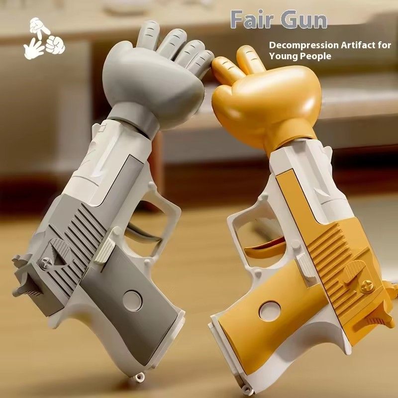 Finger Boarding Game Gun Creative Party Props Fun Puzzle Decompression Toys Tabletop Games Team Building Games Xmas Party Gifts