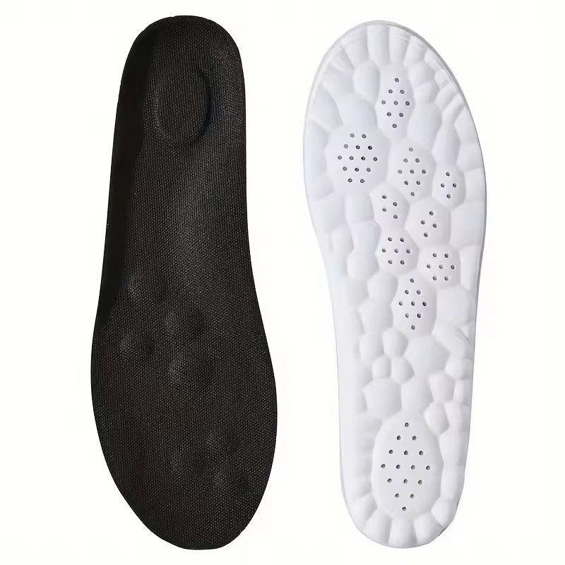 1Pair High Elasticity Latex Sport Insoles Soft Shoe Pads Arch Support Orthotic Insoles Breathable Deodorant Insole