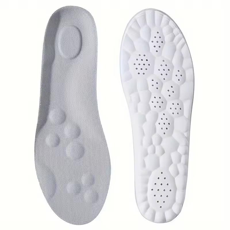 1Pair High Elasticity Latex Sport Insoles Soft Shoe Pads Arch Support Orthotic Insoles Breathable Deodorant Insole