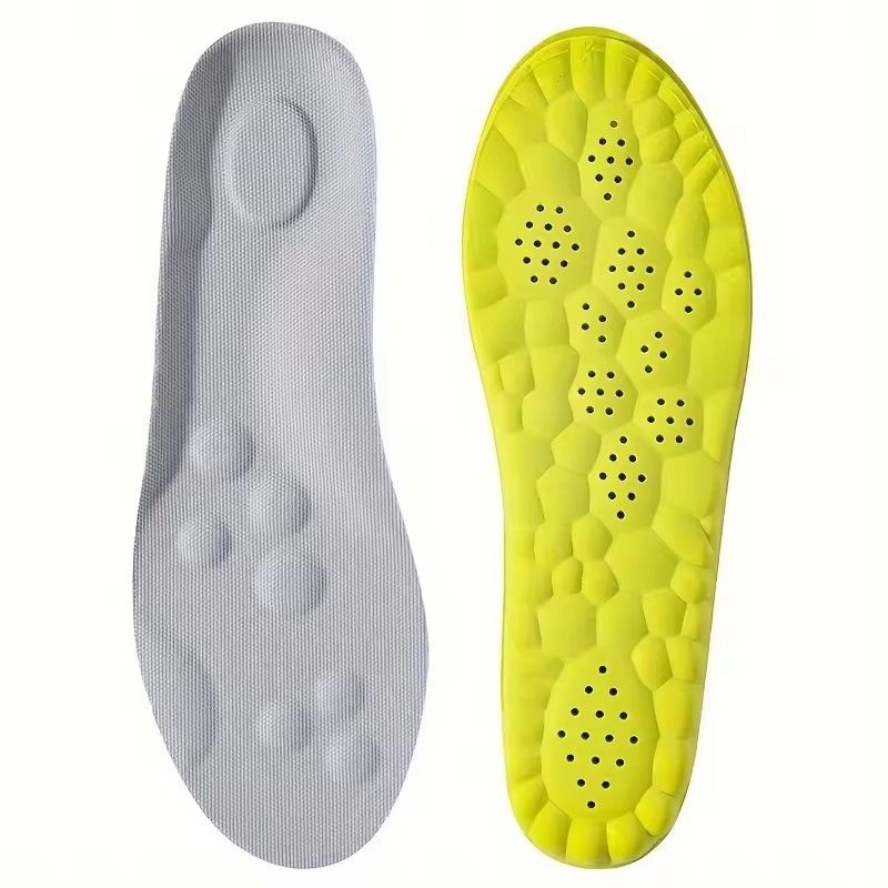 1Pair High Elasticity Latex Sport Insoles Soft Shoe Pads Arch Support Orthotic Insoles Breathable Deodorant Insole