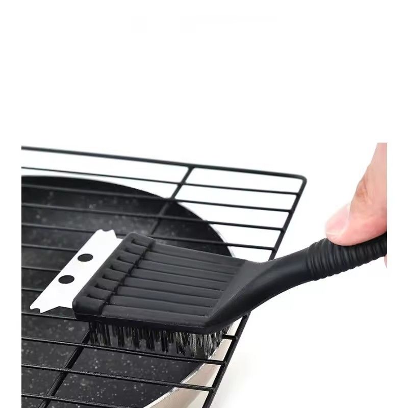 1PC BBQ Tools Stainless Steel Cleaning Brush Kitchen Tools BBQ Grill Easy To Use Cleaning Clear Hard To Remove Residue