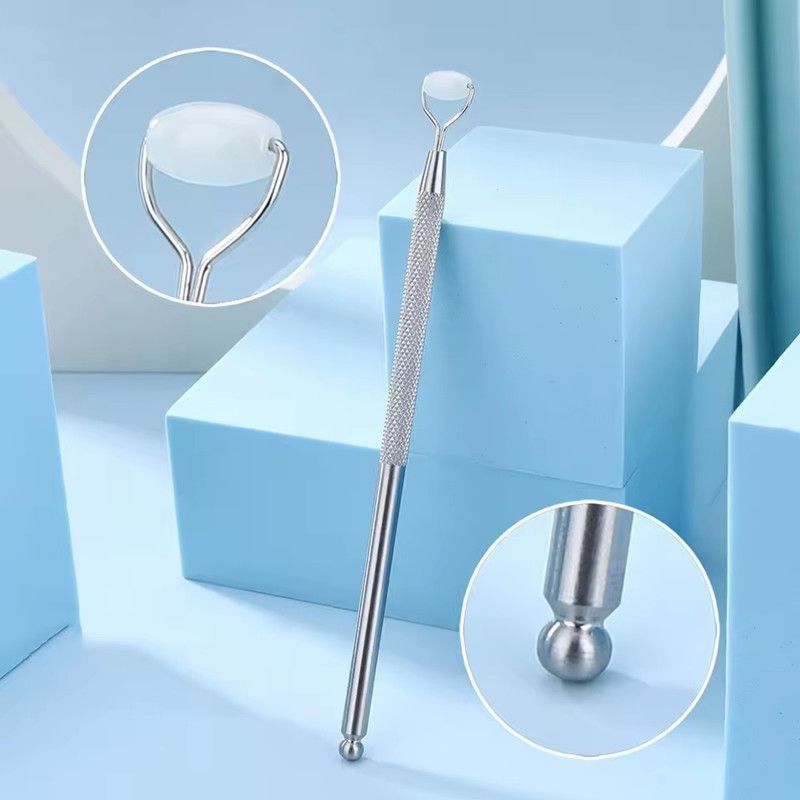 1PC Natural Jade Roller Eye Massager Facial Massage and Lifting Tool Eye Skin Anti Wrinkle Lifting Beauty Scraper B2-1051