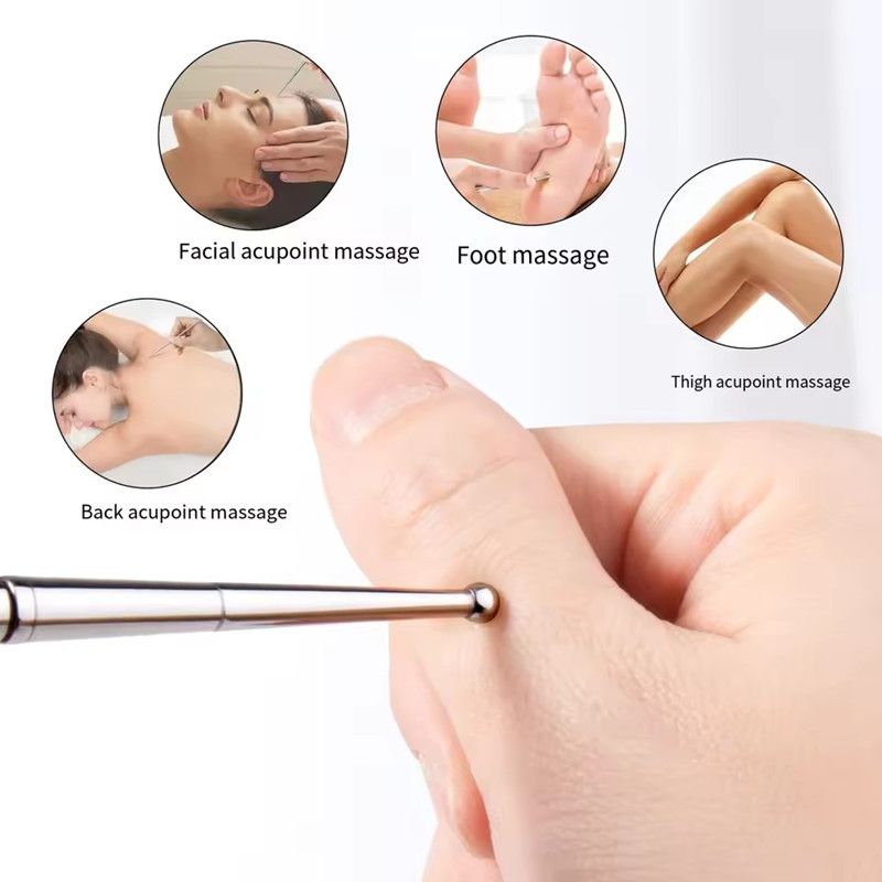 1PC Natural Jade Roller Eye Massager Facial Massage and Lifting Tool Eye Skin Anti Wrinkle Lifting Beauty Scraper B2-1051