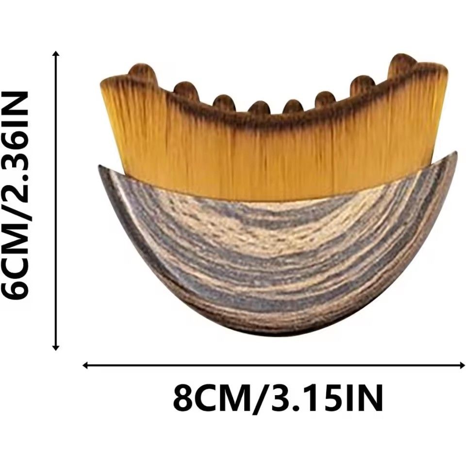 1PC  Lymphatic Contour Face Brush Dry Brushing Face Brush Lymphatic Drainage Massager for Face Chin Jawline Sculpting The Skin