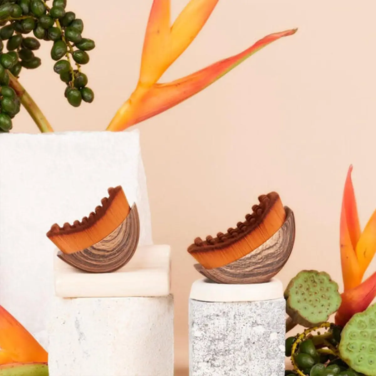 1PC  Lymphatic Contour Face Brush Dry Brushing Face Brush Lymphatic Drainage Massager for Face Chin Jawline Sculpting The Skin