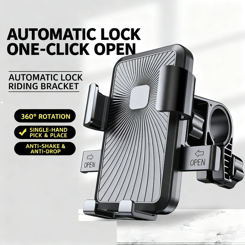 1PCElectric car navigation phone bracket suitable for motorcycle riders, car pedals, electric bicycles, shockproof phone bracket