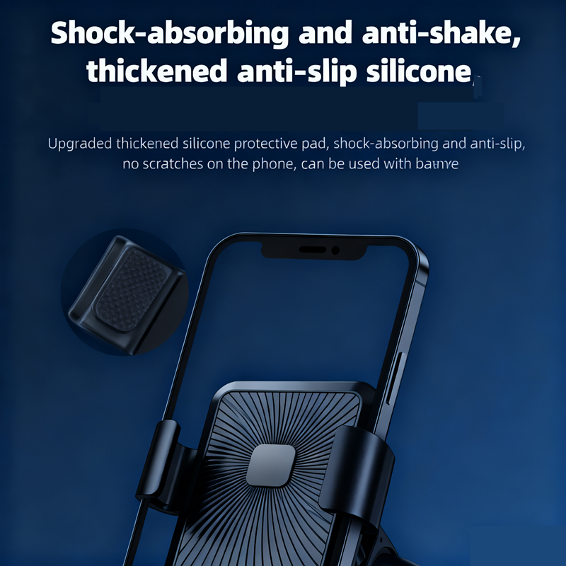 1PCElectric car navigation phone bracket suitable for motorcycle riders, car pedals, electric bicycles, shockproof phone bracket