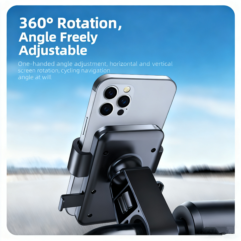 1PCElectric car navigation phone bracket suitable for motorcycle riders, car pedals, electric bicycles, shockproof phone bracket