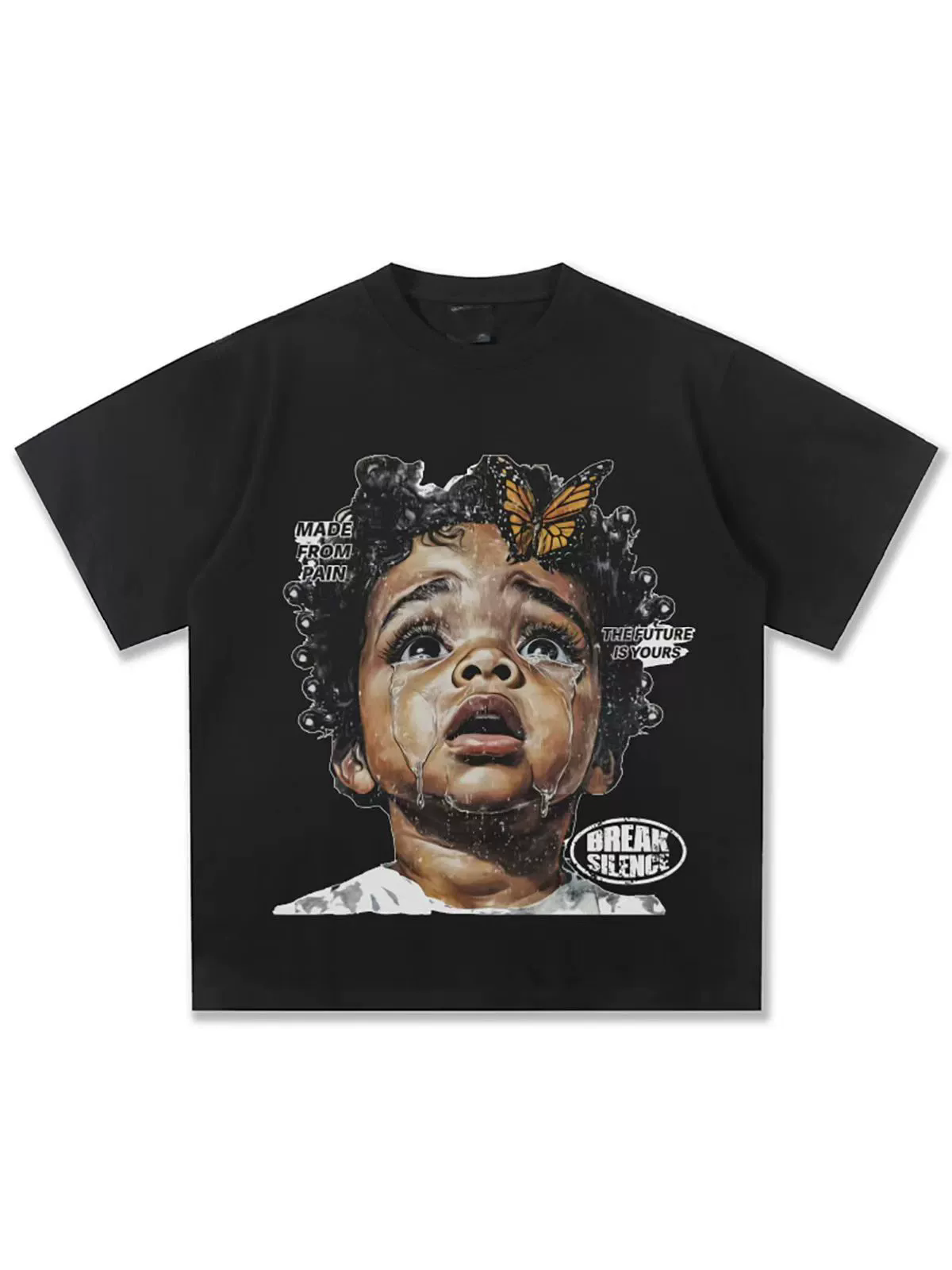 1PC  Summer pure cotton cartoon printed short sleeved men's and women's clothing, children's T-shirt, breathable top