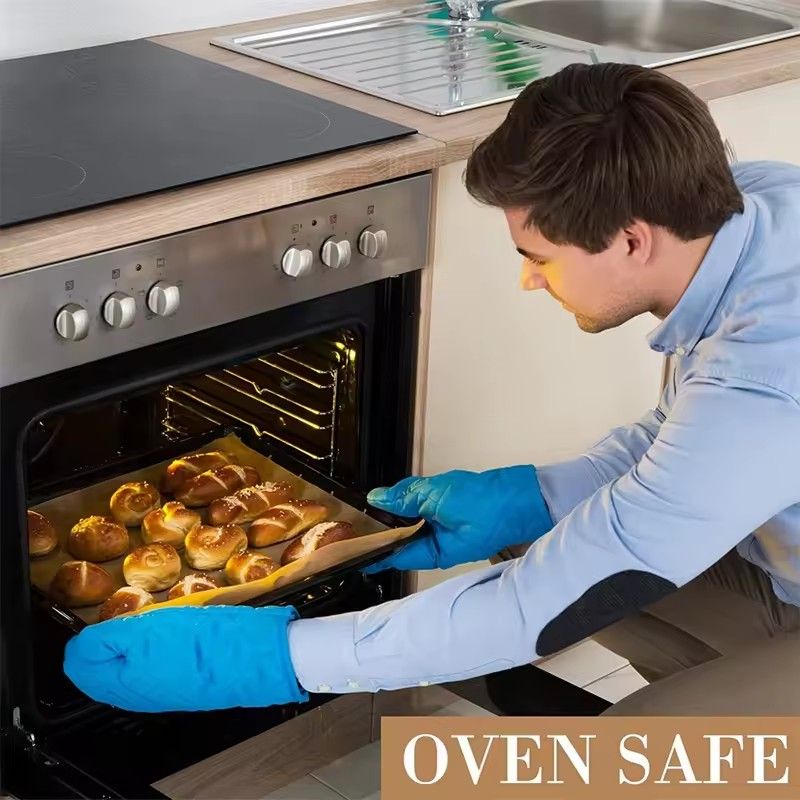 50Pcs Parchment Paper Baking Sheets Non-Stick Precut Baking Parchment Baking Paper Will Not Curl Burn Wax Paper