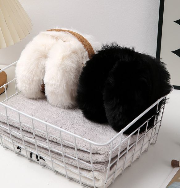 1PC Fashion Plush Earmuffs Portable Foldable Ear Warmer High-quality Winter Warm Earflap Cold Protection Soft Outdoor Ear Cover