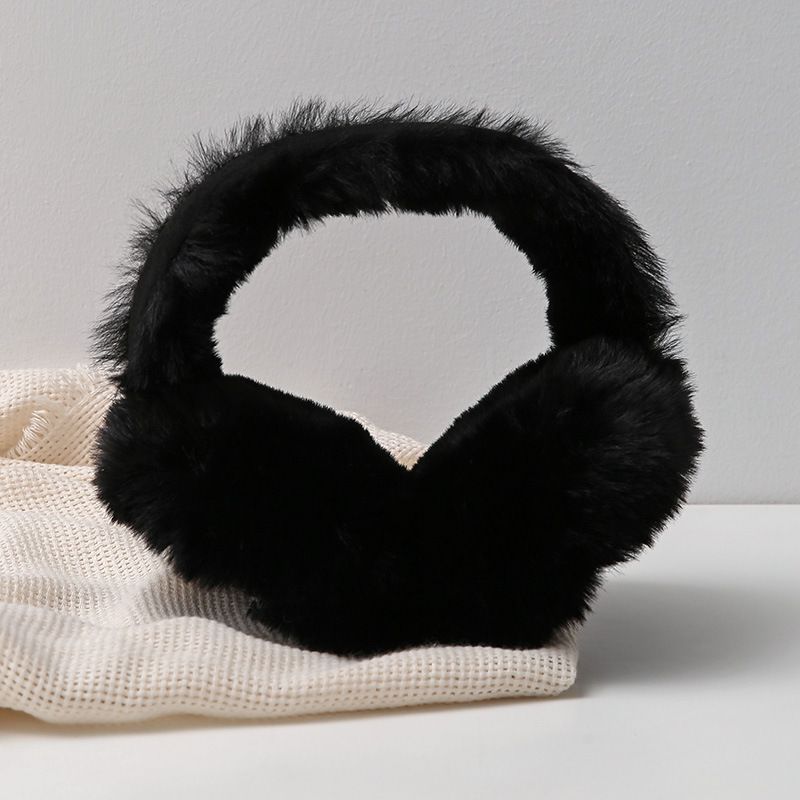 1PC Fashion Plush Earmuffs Portable Foldable Ear Warmer High-quality Winter Warm Earflap Cold Protection Soft Outdoor Ear Cover