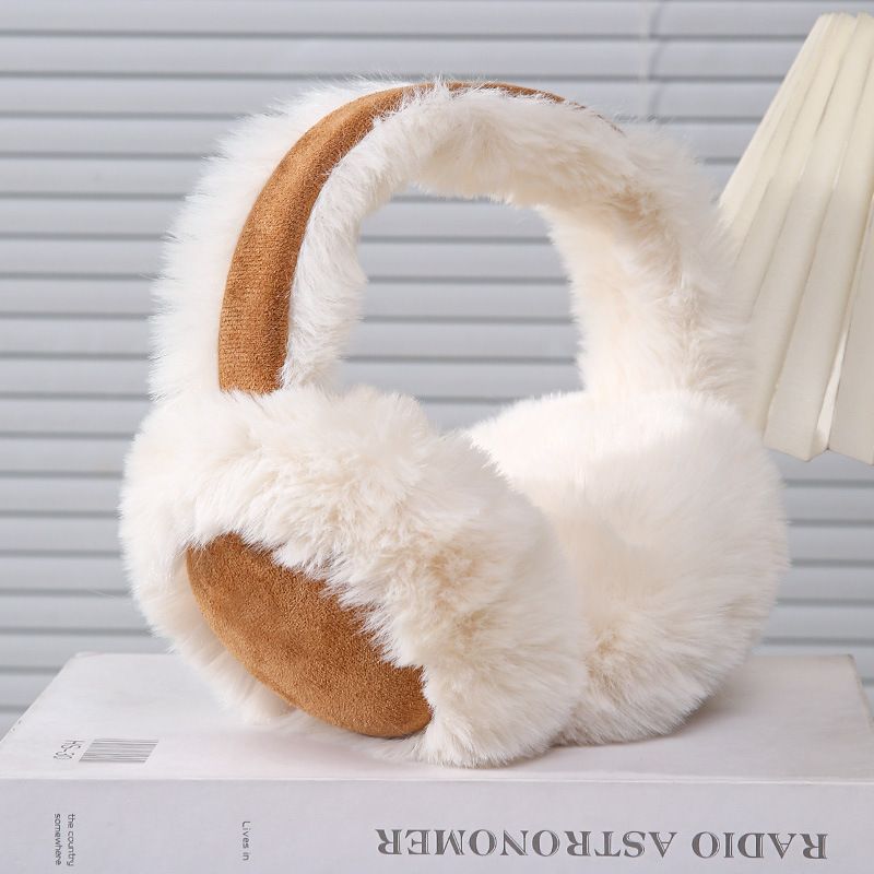 1PC Fashion Plush Earmuffs Portable Foldable Ear Warmer High-quality Winter Warm Earflap Cold Protection Soft Outdoor Ear Cover