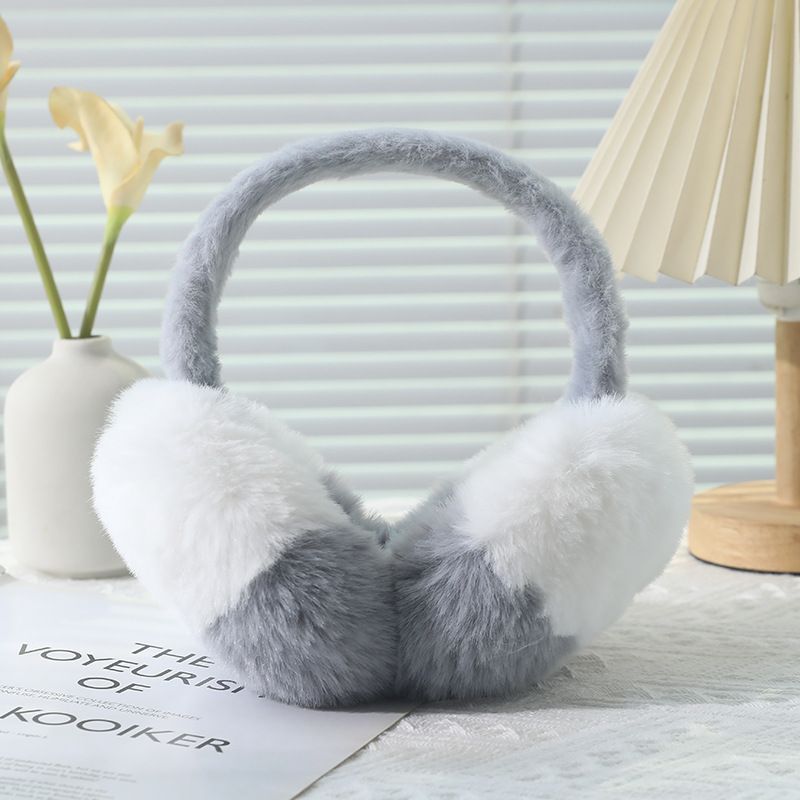 1PC Fashion Plush Earmuffs Portable Foldable Ear Warmer High-quality Winter Warm Earflap Cold Protection Soft Outdoor Ear Cover