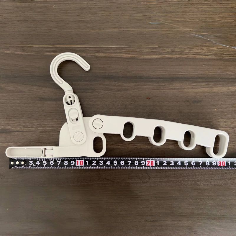 Foldable Five-hole Clothes Drying Rack Portable Travel Drying Rack for Home Use Hotels Dormitories Universal Hook Clothing Rack