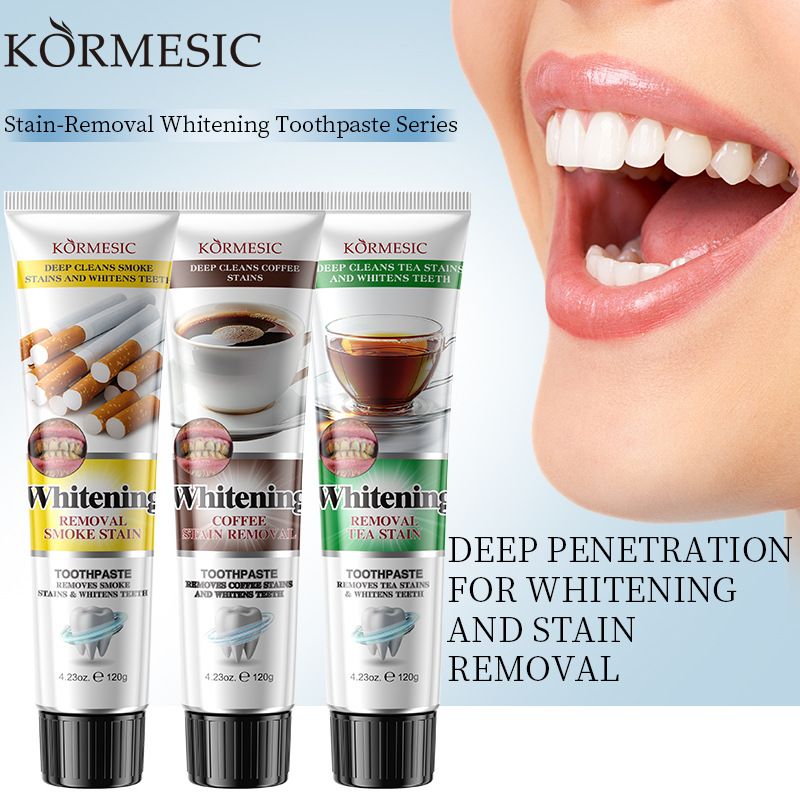 Coffee Stain Removal Toothpaste Whiten Tooth Remover Plaque Improve Bad Breath Protect Enamel Dental Bleach Brighten Toothpaste