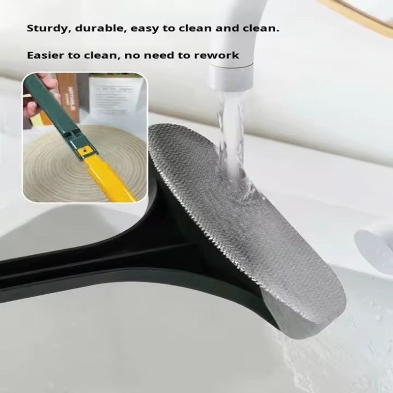 1PC 2-in-1 window screen cleaning brush Carpet Brush Dust Removal Brush Home Cleaning Tools No need to remove and wash Squeegee