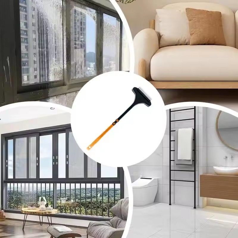 1PC 2-in-1 window screen cleaning brush Carpet Brush Dust Removal Brush Home Cleaning Tools No need to remove and wash Squeegee